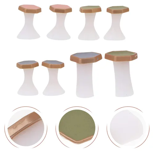 Vista 8 de Beaupretty Protector de uñas 8pcs Splitter Nail Polish Stand Foot Pedicure Tools