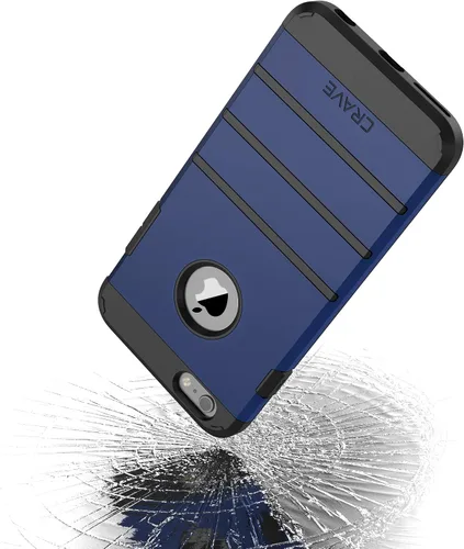 Vista 5 de Crave Strong Guard - Funda para iPhone 6/6S Plus (5.5 pulgadas), serie de protección azul marino