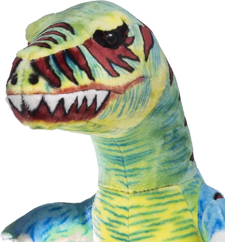 Vista 4 de Melissa & Doug, dinosaurio T-Rex gigante – Peluche realista (más de 4 pies de altura)