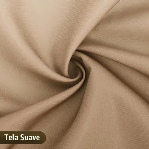 Vista 7 de OLANLY Juego de cortinas de ducha de lujo beige y blanco degradado con 12 ganchos, cortinas de ducha decorativas impermeables y lavables para baño