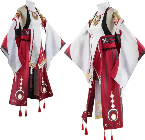 Vista 3 de Juego de anime para mujer accesorios de disfraz de Cos conjunto completo de disfraz de Halloween