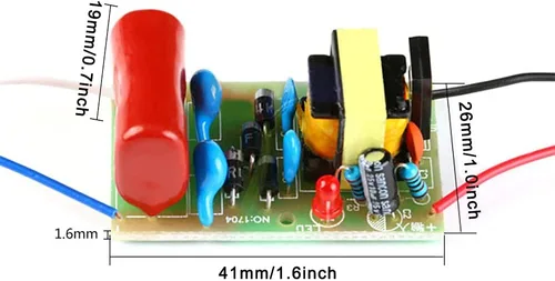 Vista 4 de 2 piezas DC-DC 3V-4.2V 3.7V a 1500V-2000V 1800V Módulo generador de alto voltaje Módulo de impulso de pulso de arco Booster DC-DC Step Up Power Board