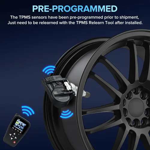Vista 3 de BDFHYK Sensor de presión de neumático TPMS programado de 315MHz compatible con Audi A3 A4 A5 Q5 S3 S4 S5 TT, VW Beetle CC Eos GLI Golf GTI Jetta