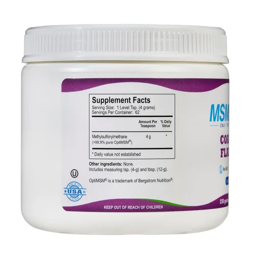 Vista 6 de KALA HEALTH MSMPure MSM Gel con Aloe Orgánico 8oz y MSM Coarse Flakes 8.8oz Bundle