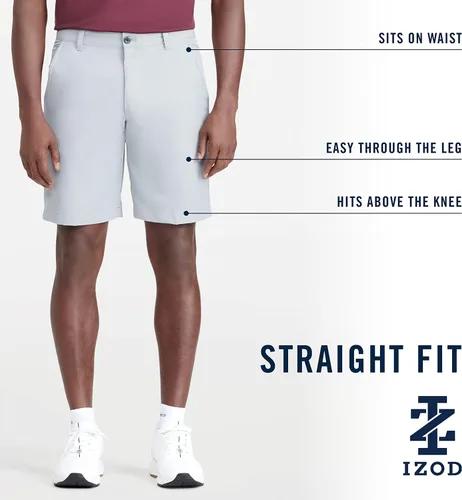 Vista 7 de IZOD Pantalones cortos de golf Swingflex de corte recto para hombre
