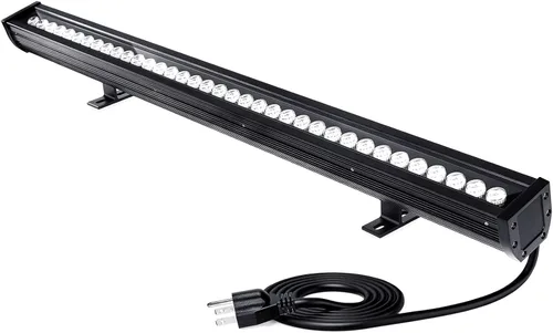 Vista 15 de HNRLOY Paquete de 2 lámparas de pared de 36 W, 4000 K, luz blanca natural para pared, 2 pies, 120 V, barra de luz LED lineal para exteriores
