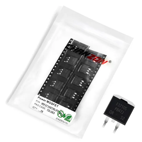 Vista 14 de Chanzon 2N60 TO-220AB NMOS MOS N-Channel Power MOSFET Transistor, alto voltaje y corriente nominal, (paquete de 10 unidades)