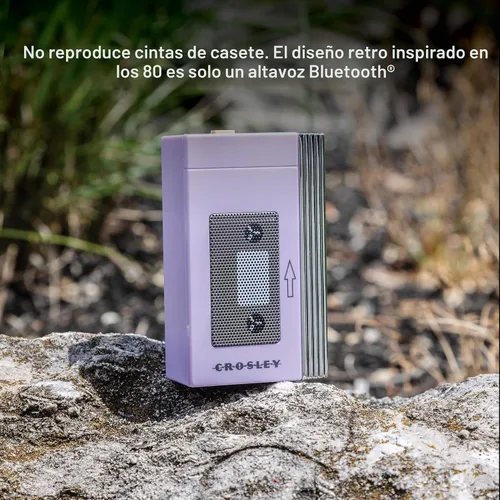 Vista 5 de Crosley CR3047A-LN Mini Altavoz Bluetooth portátil retro de los años 80