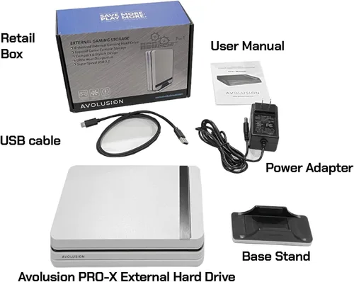 Vista 8 de Avolusion PRO-X Series - Disco duro externo USB 3.0 para PC de sobremesa WindowsOS, color blanco, (8 TB) (renovado)