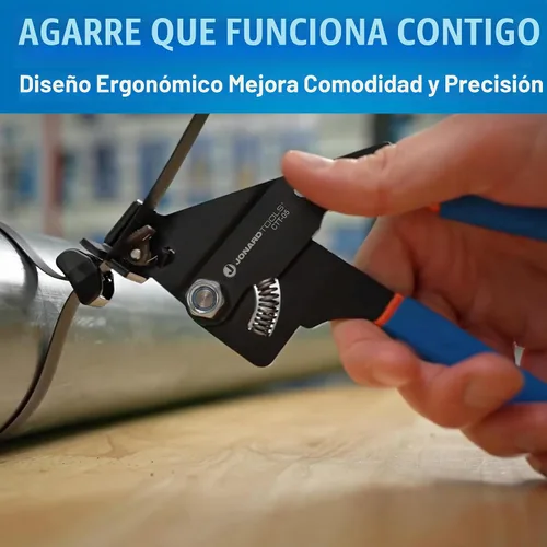 Vista 7 de Jonard Tools CTT-05 Deltec® Herramienta de tensado y corte de correas de sujeción de cables, capacidad de ancho de correa de 0.183 a 0.500 pulgadas