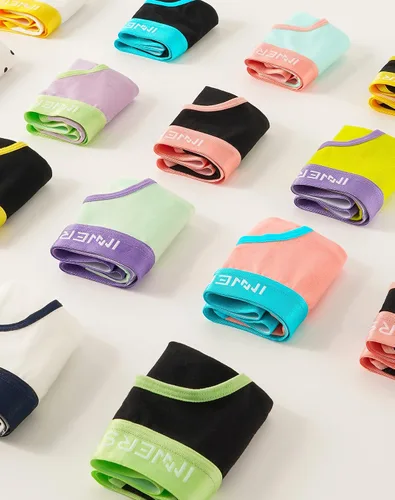 Vista 3 de INNERSY Ropa interior para niñas grandes de 8 a 16 años de edad, calzoncillos de algodón sin cuñas, paquete de 6