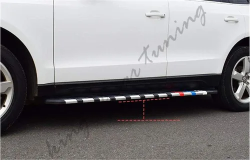 Vista 4 de Estribos de aluminio Estribos laterales Barras Nerf para Nissan X-Trail Rogue 2014-2019