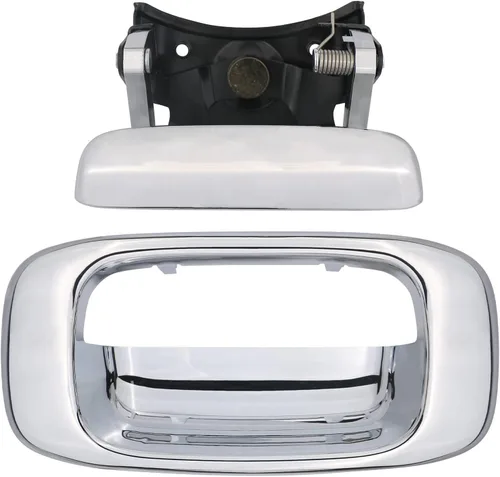 Vista 8 de APPERFiT Mango de puerta trasera y bisel compatible con Chevrolet Chevy Silverado GMC Sierra 1500 2500 3500 de 1999-2006, reemplaza 15997911