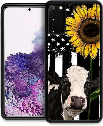Vista 15 de Funda compatible con Samsung Galaxy S20, diseño de bandera estadounidense con diseño de tiro con arco al aire libre, a prueba de golpes Tiro
