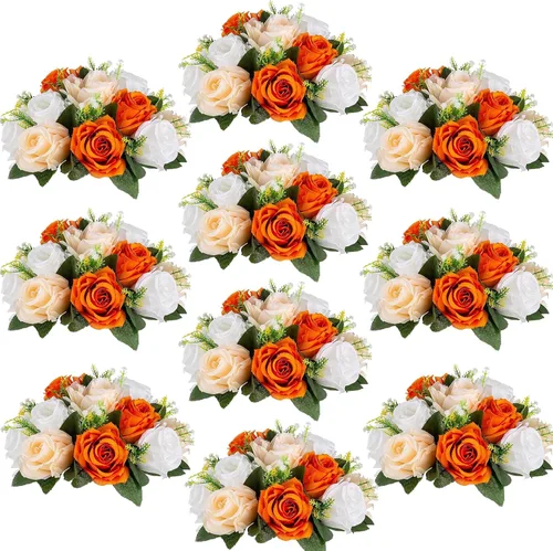 Vista 39 de Centros de mesa de flores para mesas de boda: decoraciones de mesa de Halloween, bolas de flores negras, centros de mesa para compromiso, ceremonia