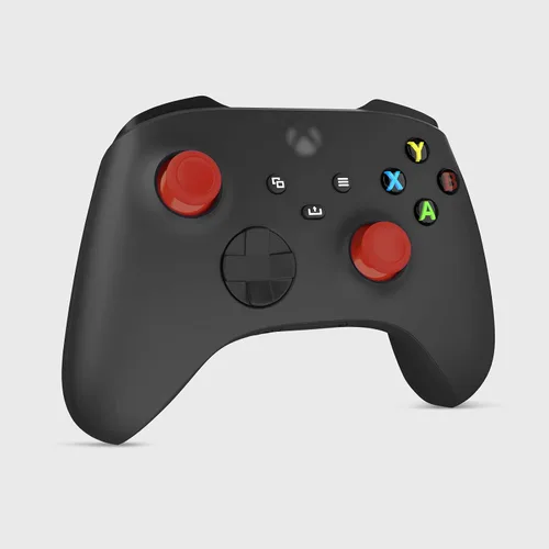Vista 5 de TOMSIN Joysticks de repuesto para mandos Xbox Series XS, palillos pulgares de goma reales compatibles con el controlador Xbox One (rojo pulso)