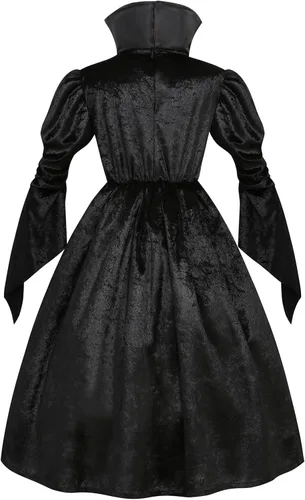 Vista 2 de LMYOVE Disfraz de vampiro para niñas