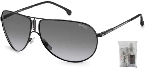 Vista 2 de Carrera GIPSY65 - Gafas de sol de aviador para hombres y mujeres + paquete con kit de gafas de cortesía de diseñador iWear