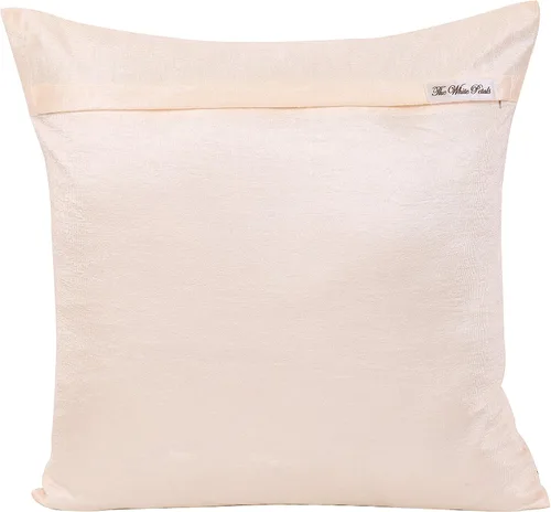 Vista 5 de The White Petals Almohadas decorativas color crema (juego de 2 fundas, crema, 20 x 20 pulgadas)