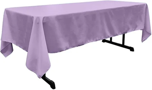 Vista 65 de New Creations Fabric & Foam Inc - Mantel rectangular de popelina de poliéster de 60 pulgadas de ancho por 120 pulgadas de largo. (Avocado)