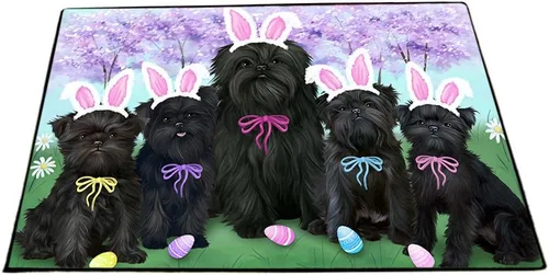 Vista 25 de Doggie of the Day Affenpinscher Dogs Floor Mat - 4th of July Independence Day - Best Dog Doormat - Protector Decor - Unique Portrait Art - Premium