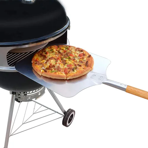 Vista 5 de Onlyfire Juego de 4 piedras para pizza – Piedra redonda de cordierita de 15 pulgadas para horno y parrilla, cáscara de pizza de 14 x 16 pulgadas