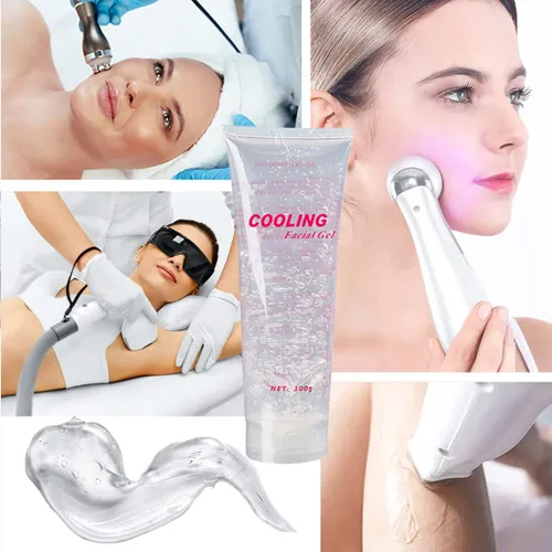 Vista 6 de Gel refrescante para mujeres u hombres, cuerpo facial utilizado con sistema de eliminación de vello láser y dispositivo de estiramiento de elevación