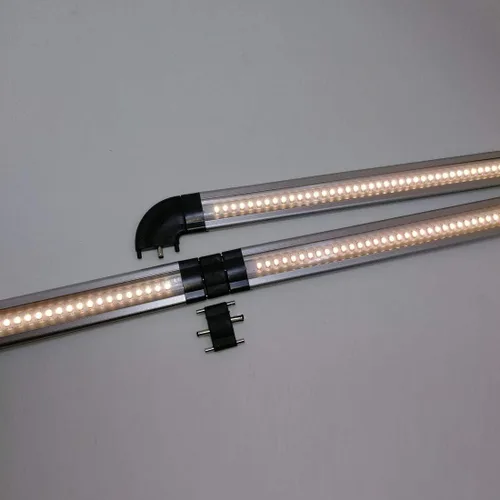 Vista 5 de EZ-Fit Conector recto para luces LED lineales debajo del gabinete con 2 enchufes macho DC3.5 SR conector 2PCS