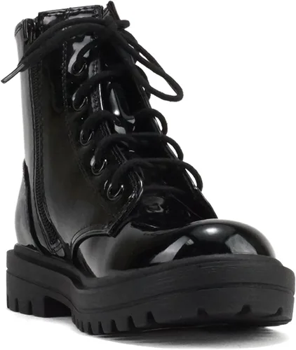 Vista 4 de Soda FIRM-2 - Botines de combate con cordones y cremallera lateral para niños y niñas