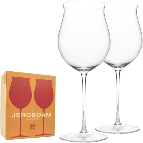 Vista 17 de Balthazar - Juego de 2 copas de vino gigantes de cristal de alta calidad, se adapta a toda la botella de 25.2 onzas líquidas