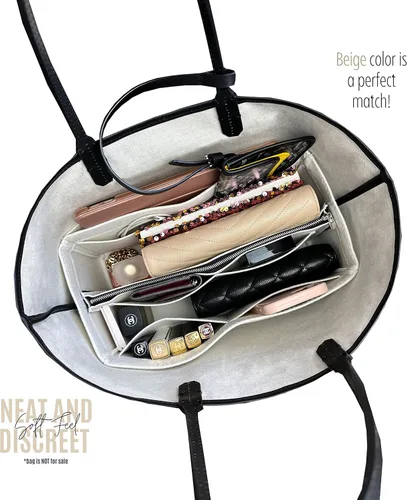 Vista 4 de Organizador de bolsas para St Louis PM Organizador de bolsas St Louis GM Tote Bag Inserto hecho a mano 0.118 in Fieltro Premium Snug Robusta