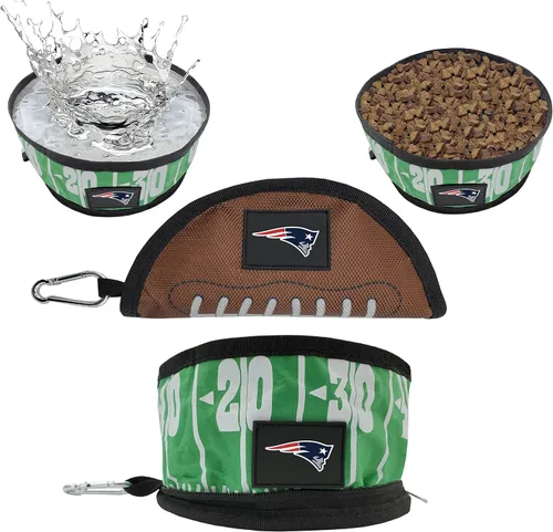 Vista 35 de Pets First NFL - Tazón plegable para mascotas