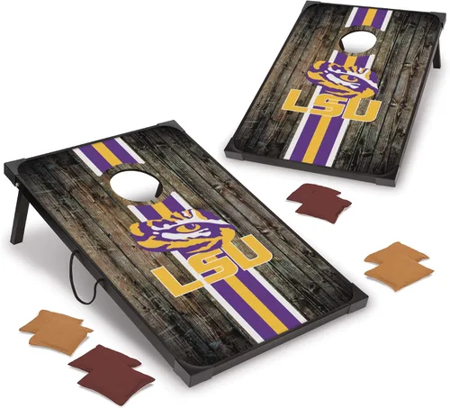 Vista 17 de Wild Sports NCAA Direct Print MDF Cornhole Board Set, 8 Bean Bags