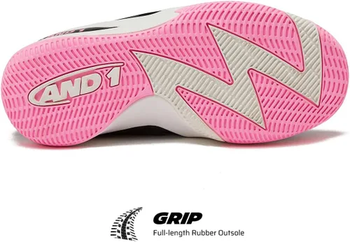 Vista 6 de AND1 Gamma 4.0 SS - Tenis de baloncesto para niños, tenis de caña baja para niños, niños pequeños de 11 a 7 años