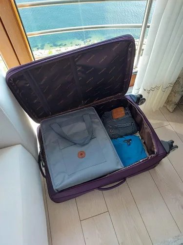 Vista 5 de Bolsa de zapatos para viajes, organizador de zapatos portátil, bolsa de almacenamiento, bolsa de zapatos para mujeres y hombres, Gris, Nube