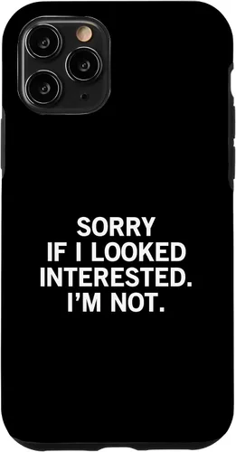 Vista 29 de Sorry If I Looked Interested I'm Not Funda para iPhone 17