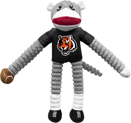 Vista 18 de Littlearth NFL Sock Monkey Pet Toy, Team Color, One