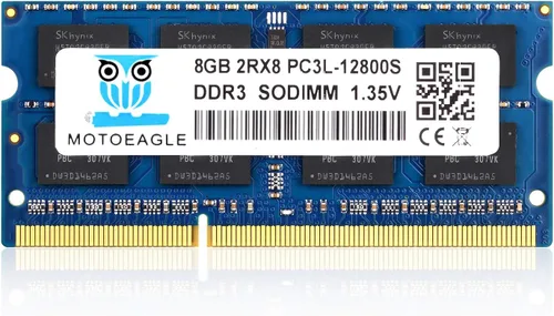 Vista 18 de Motoeagle DDR3-1066 SODIMM 8GB Kit (2X4GB) 2Rx8 PC3 8500 8500S 4GB DDR3 1066MHz 1067MHz CL7 204-Pin 1.5V Non-ECC Unbuffered Laptop Memory RAM Modules