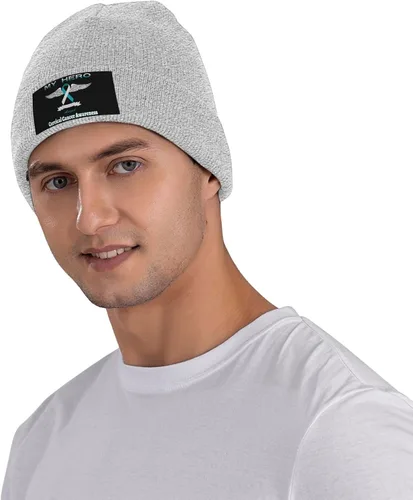 Vista 5 de Beanie Hat Unisex Stretchy Hat Soft Warmth Knit Hat Cap for Men & Women