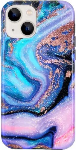 Vista 34 de VELVET CAVIAR Funda para iPhone 13 con estampado de leopardo y guepardo negro, compatible con MagSafe, probada en caídas de 10 pies