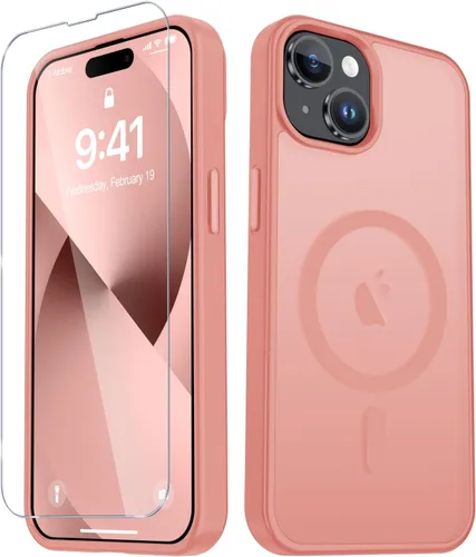 Vista 143 de Funda para Google Pixel 10 Pro XL, cubierta magnética mate, color negro Fit for MagSafe, Screen Protector included, Shockproof Military Grade