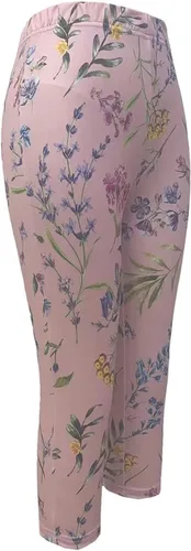 Vista 4 de LAWOR Pantalones cargo para mujer, pantalones capri de cintura alta, elásticos de cintura alta, ajustados, pantalones capri de entrenamiento