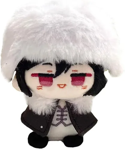Vista 6 de KILA MILA Mini llavero colgante de muñeca de peluche de anime