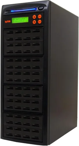 Vista 8 de Systor Duplicador de tarjetas SD/microSD 1:7 - 2GB/Min - Copiadora de memoria flash múltiple independiente y borrador/desinfectante, velocidades