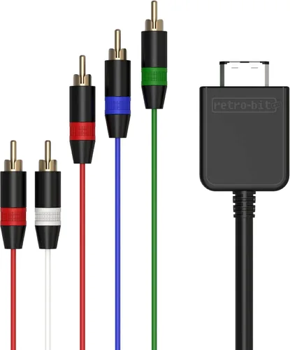 Vista 2 de Retro-Bit Cable de componentes de prisma retro para Gamecube