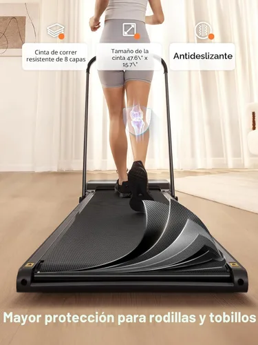 Vista 4 de WalkingPad Foldable Walking Pad with Handle Bar, Treadmill for Home Office, Under Desk Treadmill with Adaptive Speed Control, Compact Design for