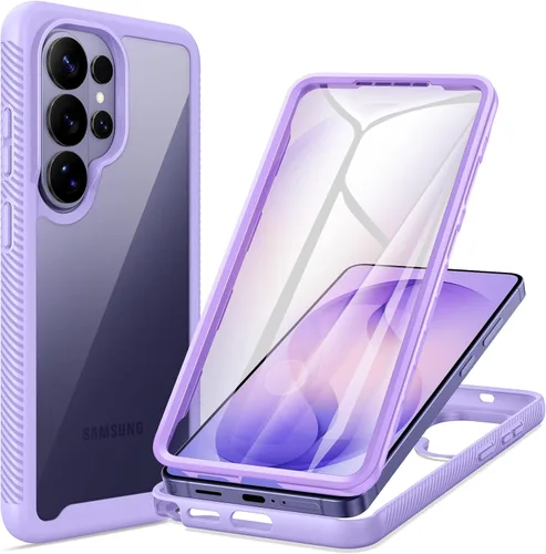 Vista 25 de seacosmo Diseñada para funda de teléfono Galaxy A14 5G, cubierta de cuerpo completo a prueba de golpes, con protector de pantalla integrado, funda