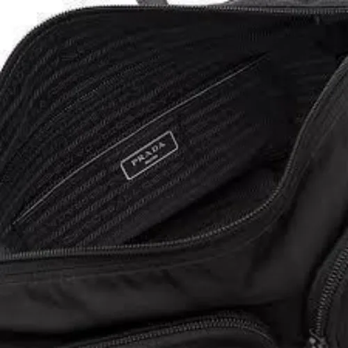 Vista 5 de Prada 1BD738 - Bolso bandolera unisex de nailon, color negro