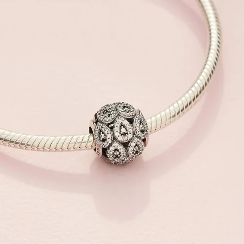 Vista 4 de Joyería Pandora Brillantes Formas Circonita Charms En Plata De Ley