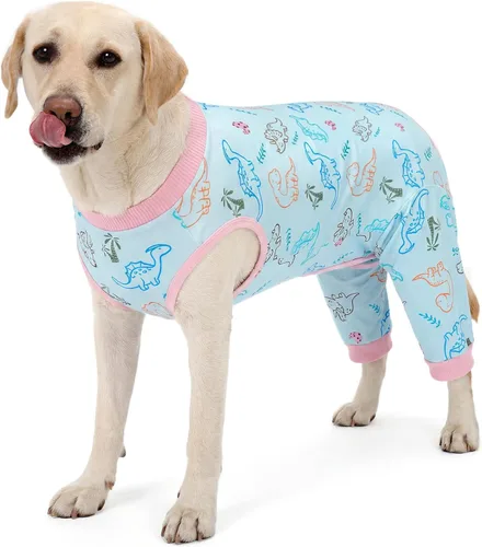 Vista 38 de Kuoser Traje de Cirugía para Perro Hembra Esterilización Macho Castración, Manga de Pierna de Perro para Dejar de Lamer Enterizo Suave para Perro
